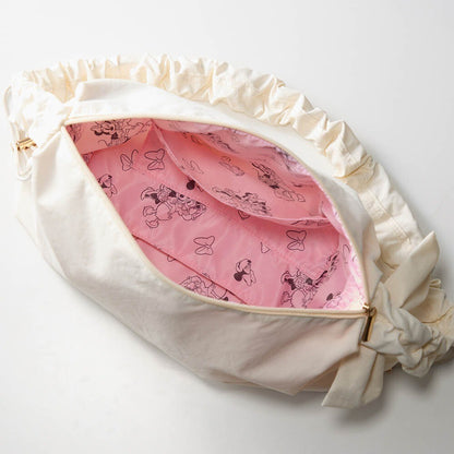 Japan Disney Fantasy Shop Bellemaison Minnie Daisy Gathered Ribbon Shoulder Bag