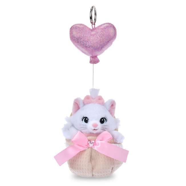 Japan Tokyo Disney Store Aristocats Marie Plush Toy Keychain Balloon