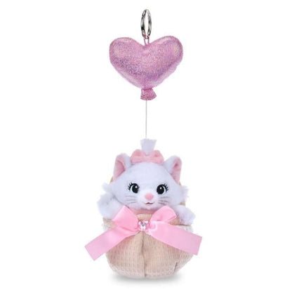 Japan Tokyo Disney Store Aristocats Marie Plush Toy Keychain Balloon