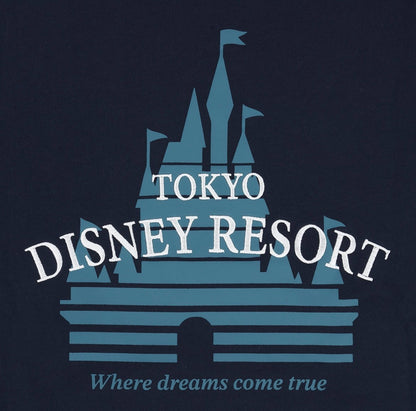 Japan Tokyo Disney Resort Mickey Mouse Hoodie Unisex Navy Limited 2025