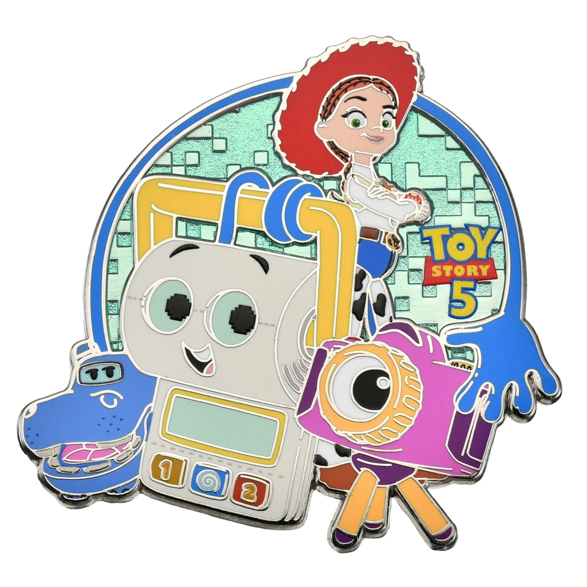 Japan Tokyo Disney Store Jesse & Tech Trio Pin Badge Toy Story 5