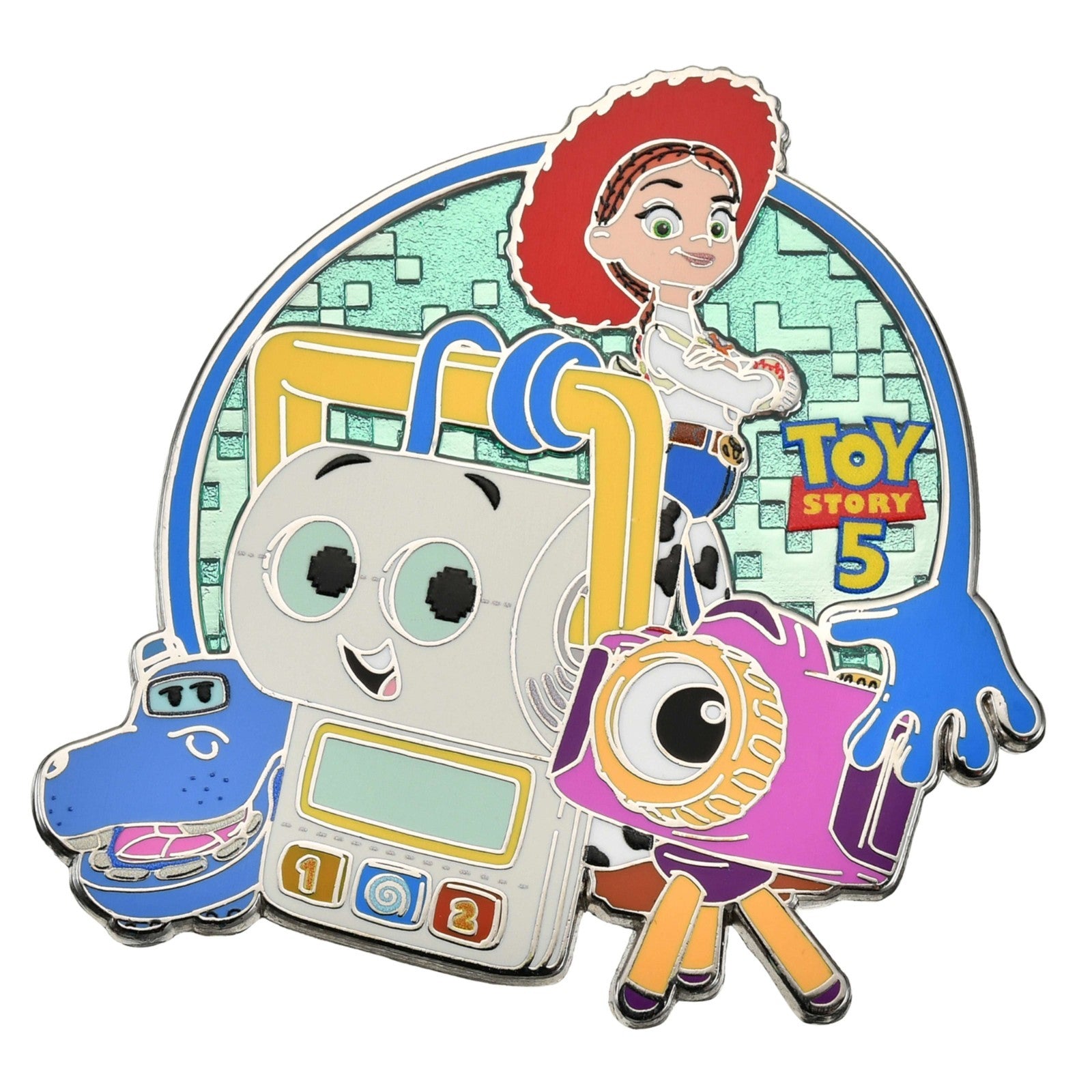 Japan Tokyo Disney Store Jesse & Tech Trio Pin Badge Toy Story 5