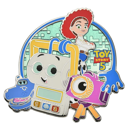 Japan Tokyo Disney Store Jesse & Tech Trio Pin Badge Toy Story 5