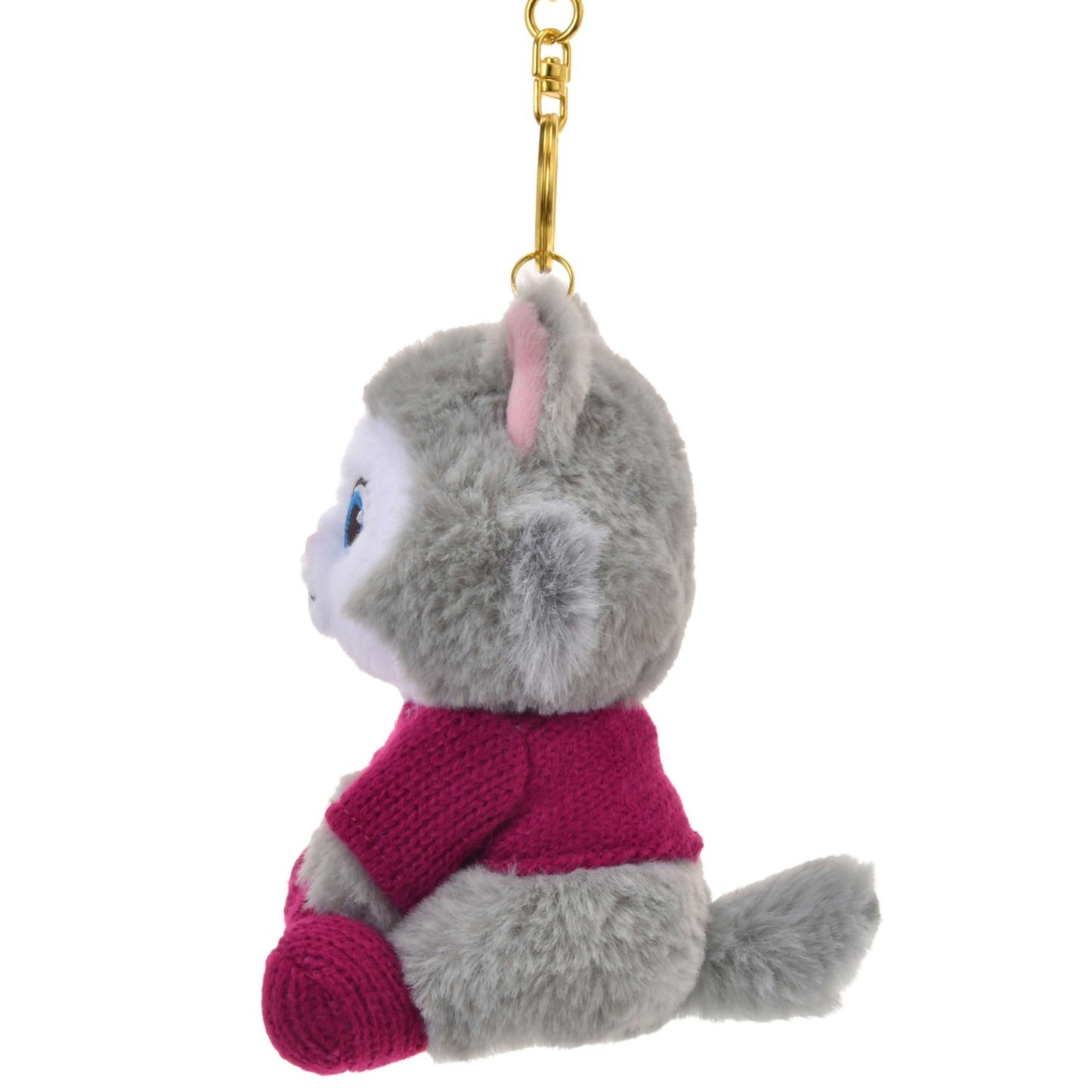 Japan Tokyo Disney Store Olaf the Kitten Plush Keychain Bordeaux Frozen Dare Pe