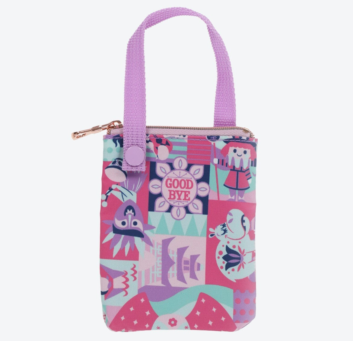 Japan Tokyo Disney Resort It's a small world Tote bag pouch limited