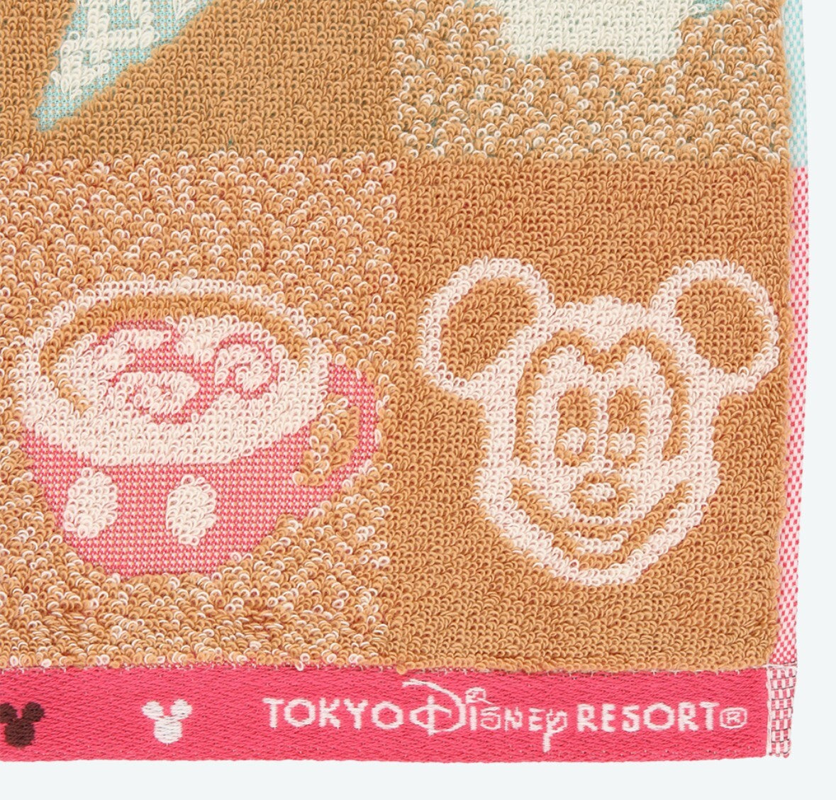 Japan Tokyo Disney Resort Face Towel Mickey Waffle Sandwich Hamburger
