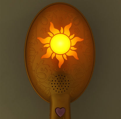 Japan Tokyo Disney Resort  Rapunzel Hair Brush Glowing Toy Magic Flower