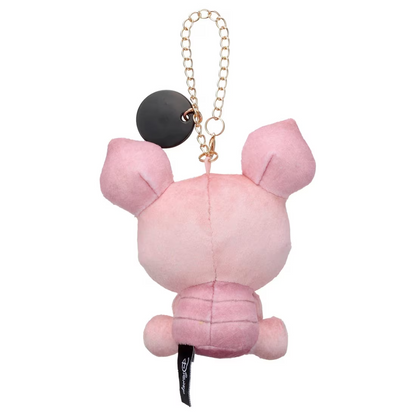 Japan Disney Takara Tomy Nui Pan Plush Toy Keychain Winnie the Pooh Piglet
