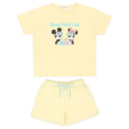 Japan Tokyo Disney Resort Mickey and Minnie Room Wear Hello Summer