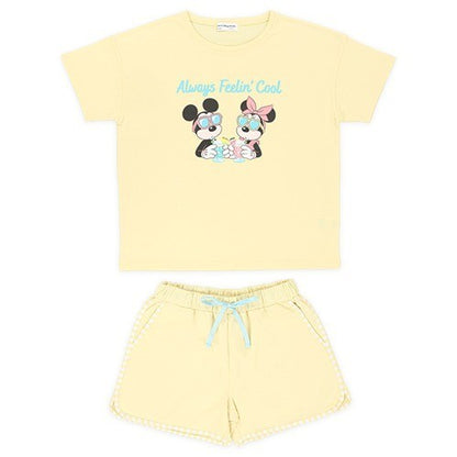 Japan Tokyo Disney Resort Mickey and Minnie Room Wear Hello Summer