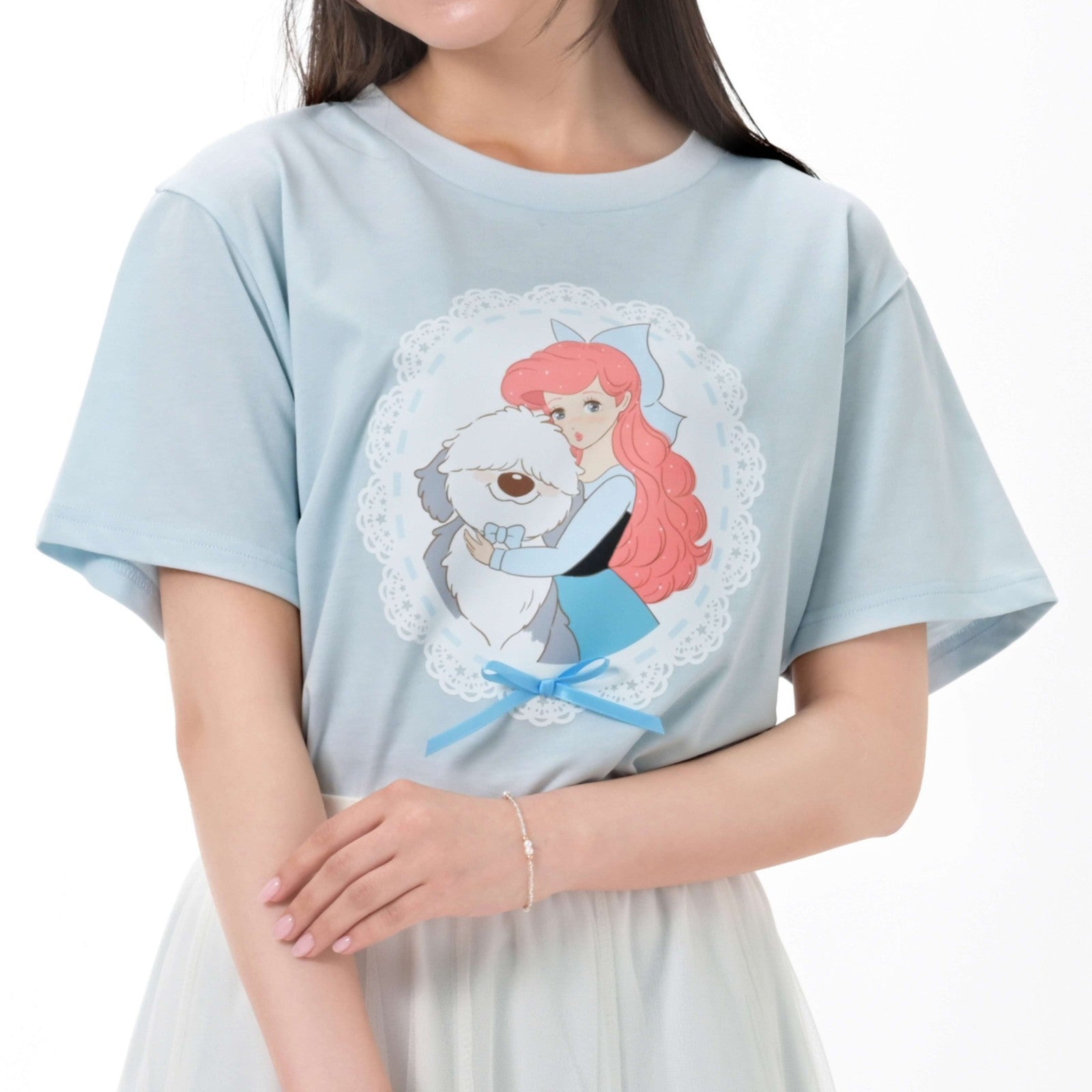 Japan Tokyo Disney Store Ariel Max T-Shirt Little Mermaid Illustrated by mikko