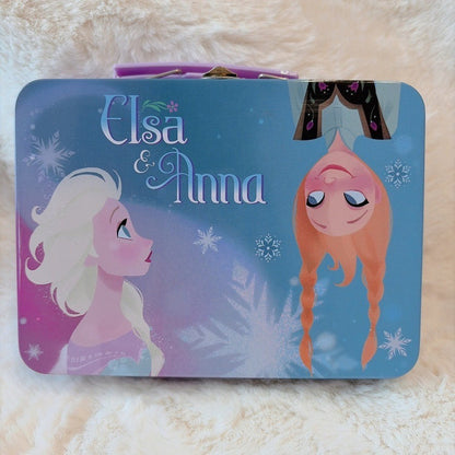 Japan Tokyo Disney Confectionery Tin Can Frozen Ana Elsa Bag