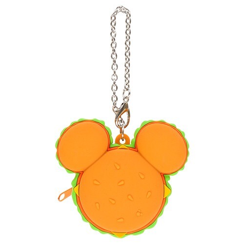 Japan Tokyo Disney Resort Pouch Bag Charm Key Chain Mickey Hamburger