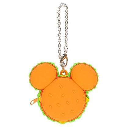 Japan Tokyo Disney Resort Pouch Bag Charm Key Chain Mickey Hamburger