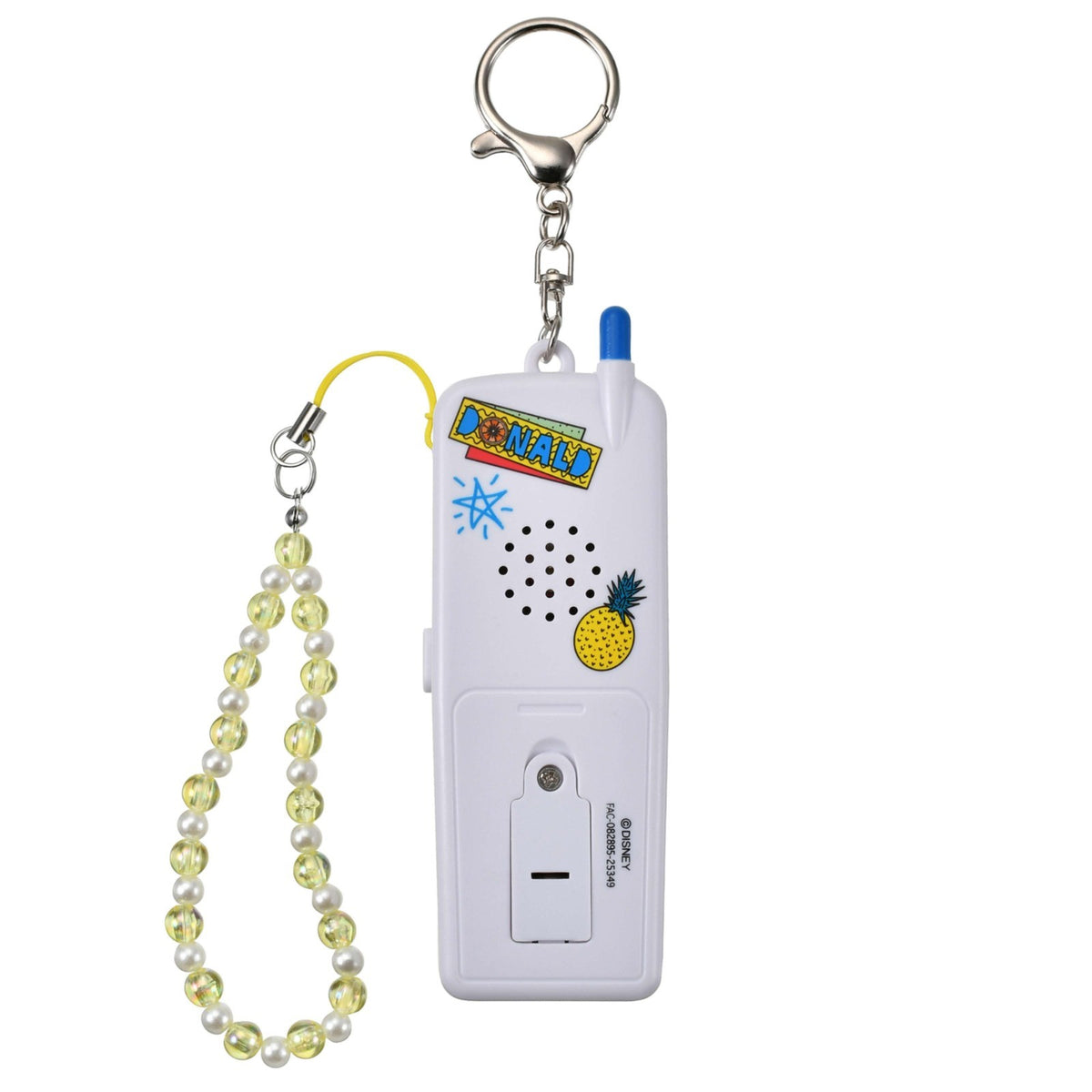 Japan Tokyo Disney Store Donald Duck Keychain Mobile Phones Talking & Light-Up
