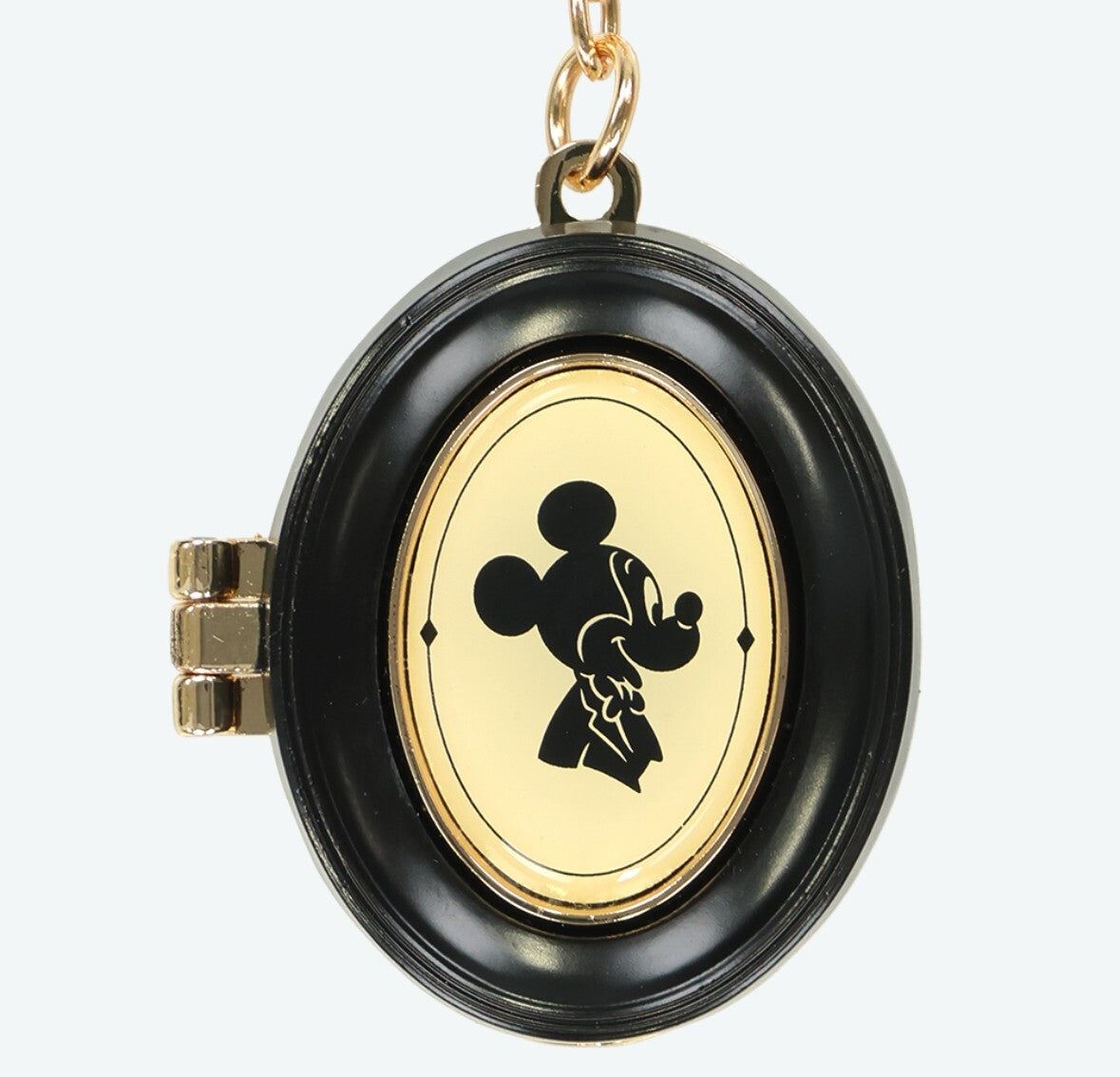 Japan Tokyo Disney Resort Keychain Silhouette Studio Mickey Minnie