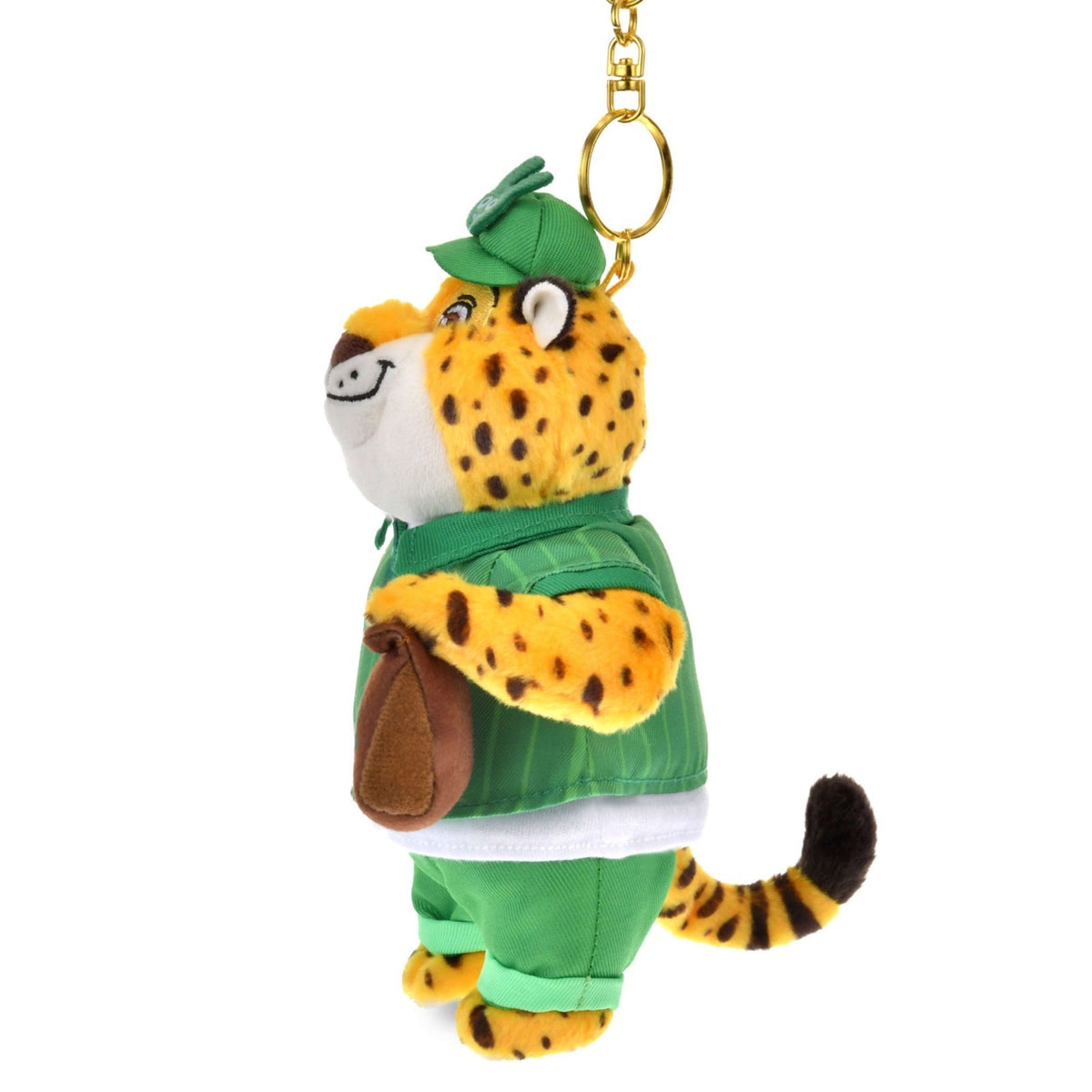 Japan Tokyo Disney Store Clawhauser Plush Toy Keychain BUGBURGA Zootopia 2
