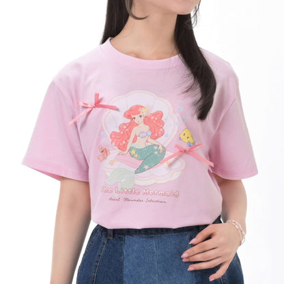 Japan Tokyo Disney Store Ariel T-Shirt Little Mermaid Illustrated by mikko