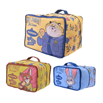Japan Tokyo Disney Store Zootopia Travel Clothing Compression Storage Pouch Set