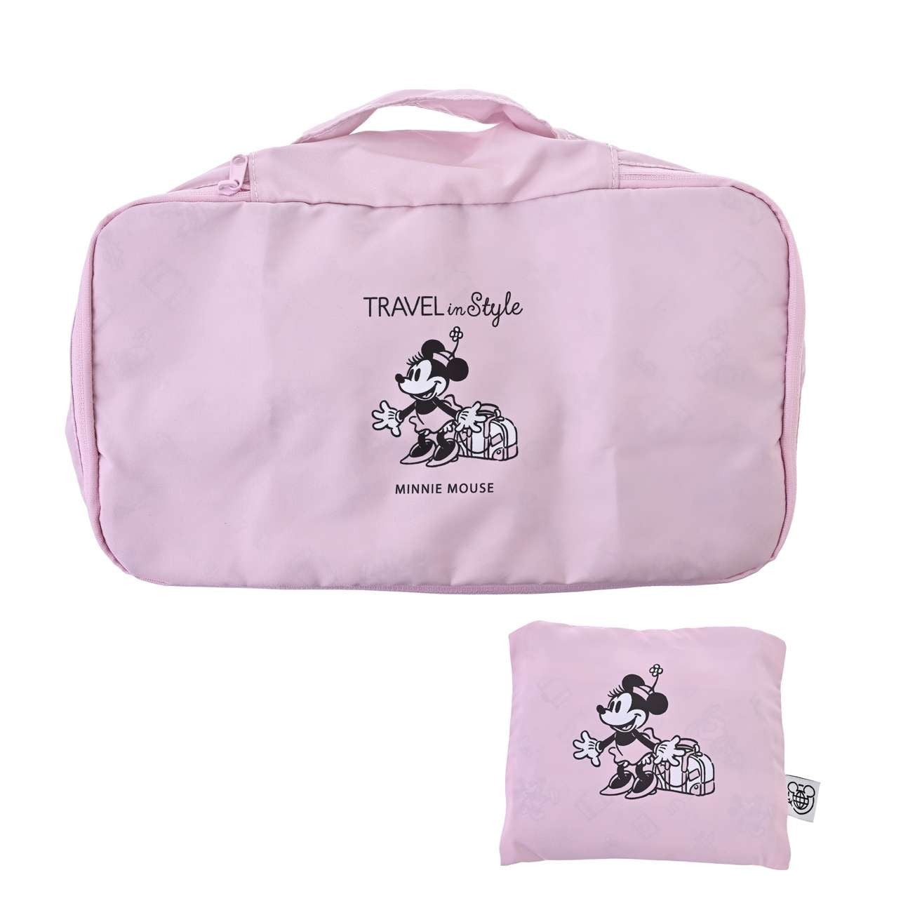Japan Tokyo Disney Store Minnie Clothing Compression Storage Pouch S Travel