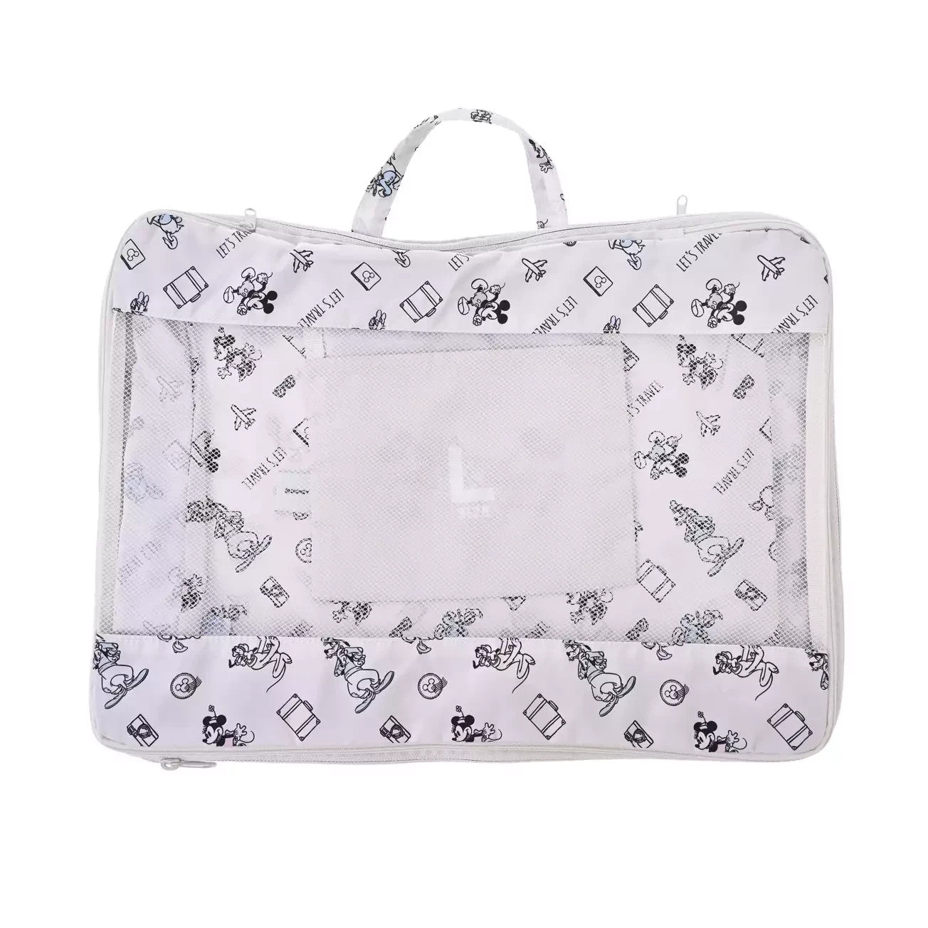 Japan Tokyo Disney Store Mickey Clothing Compression Storage Pouch L Travel