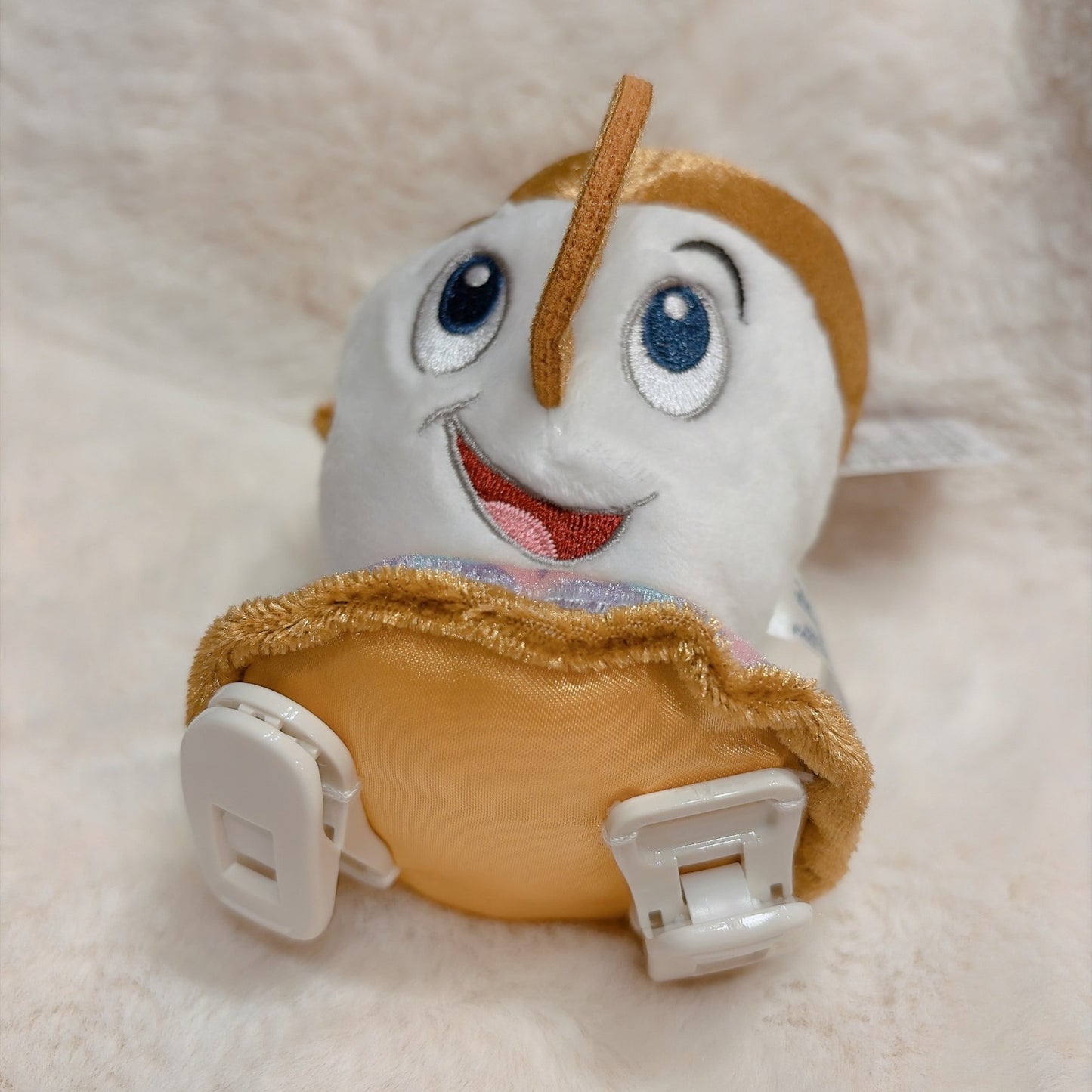 Japan Tokyo Disney Resort Beauty and the Beast Chip Plush Shoulder clip Keychain