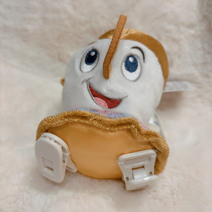 Japan Tokyo Disney Resort Beauty and the Beast Chip Plush Shoulder clip Keychain