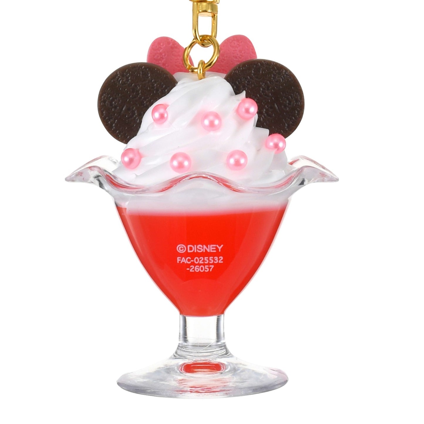Japan Tokyo Disney Store Minnie Mouse Keychain Parfait Key chain Fes