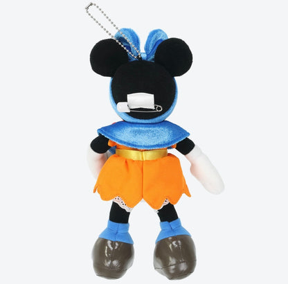 Japan Tokyo Disney Resort Minnie Mouse Plush Toy Badge Keychain Birthday Mickey