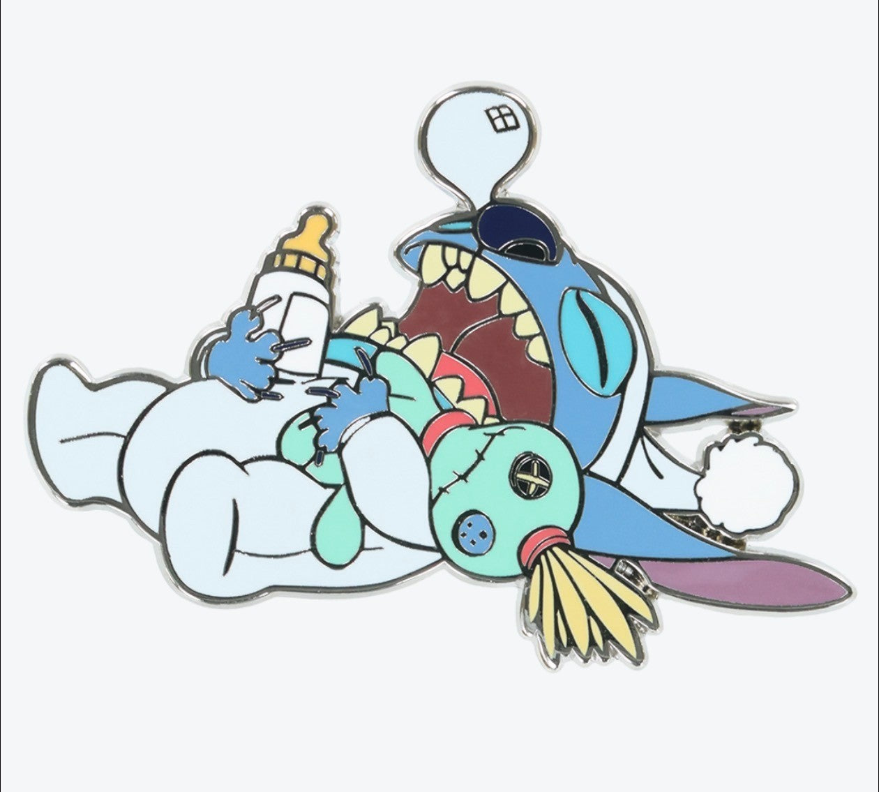 Japan Tokyo Disney Resort Stitch 626 Pin badge Scrump