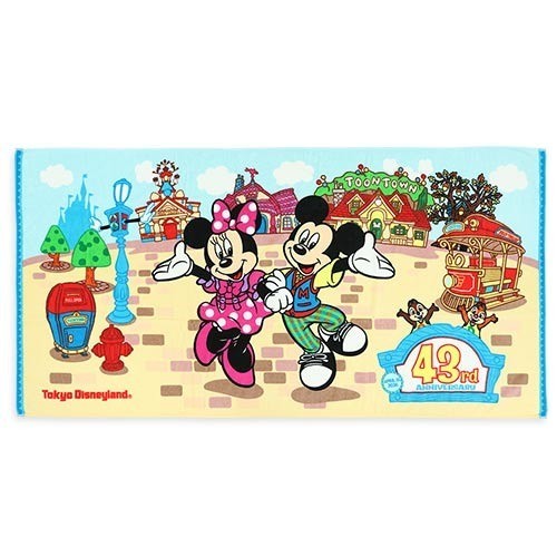 Japan Tokyo Disney Resort 43rd Anniversary Opening ToonTown Button Badge