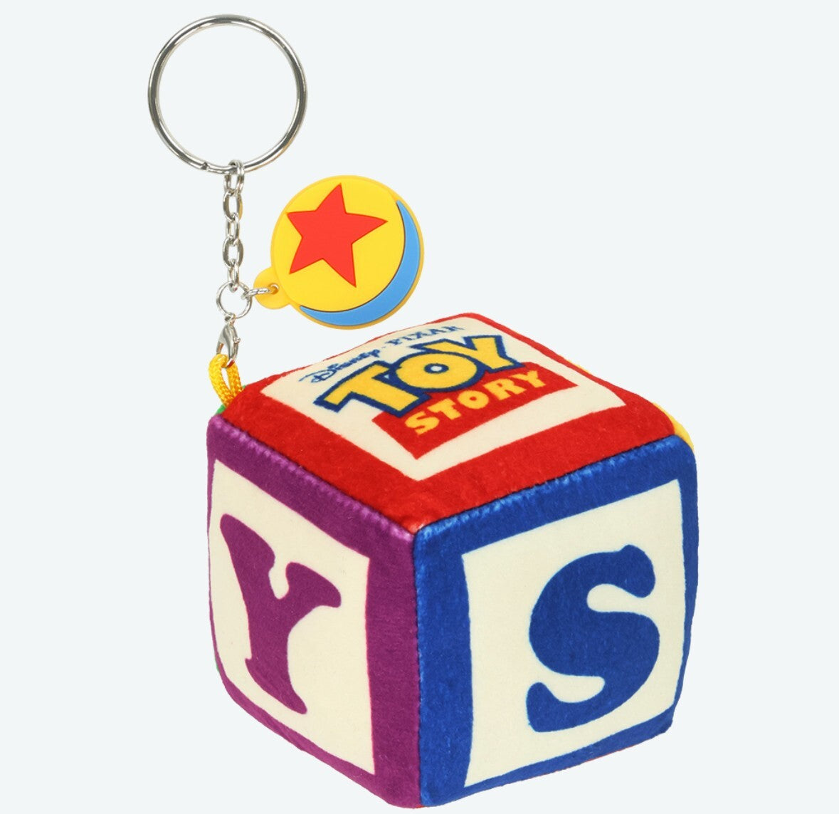 Japan Tokyo Disney Resort Toy Story Cube Keychain Pixar Ball  Size Length 20 cm