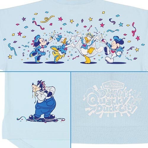 Japan Tokyo Disney Resort T-shirt M-L Donald Quacky Celebration