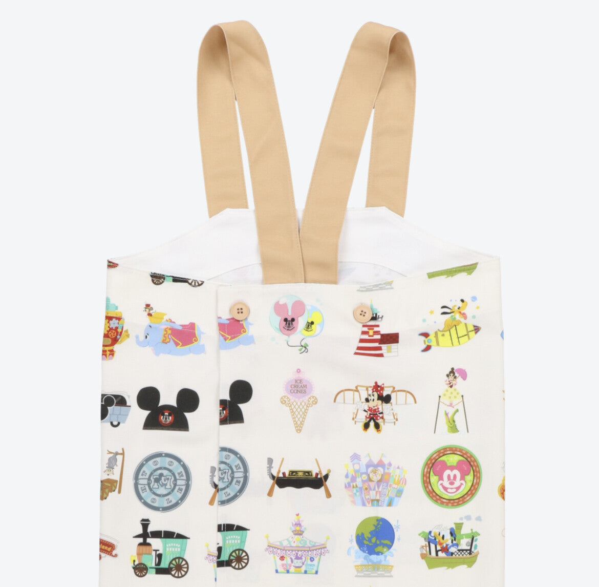 Japan Tokyo Disney Resort Happiness Tinker bell Park Motif Small World Apron