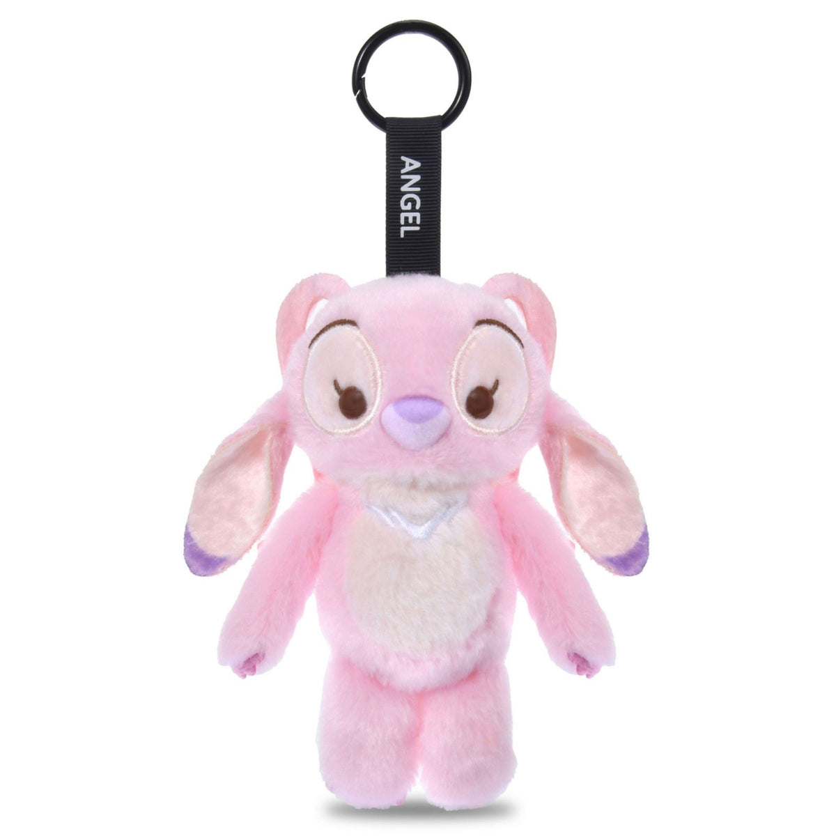 Japan Tokyo Disney Store Angel Plush Toy Keychain Keyring PALNUI Stitch