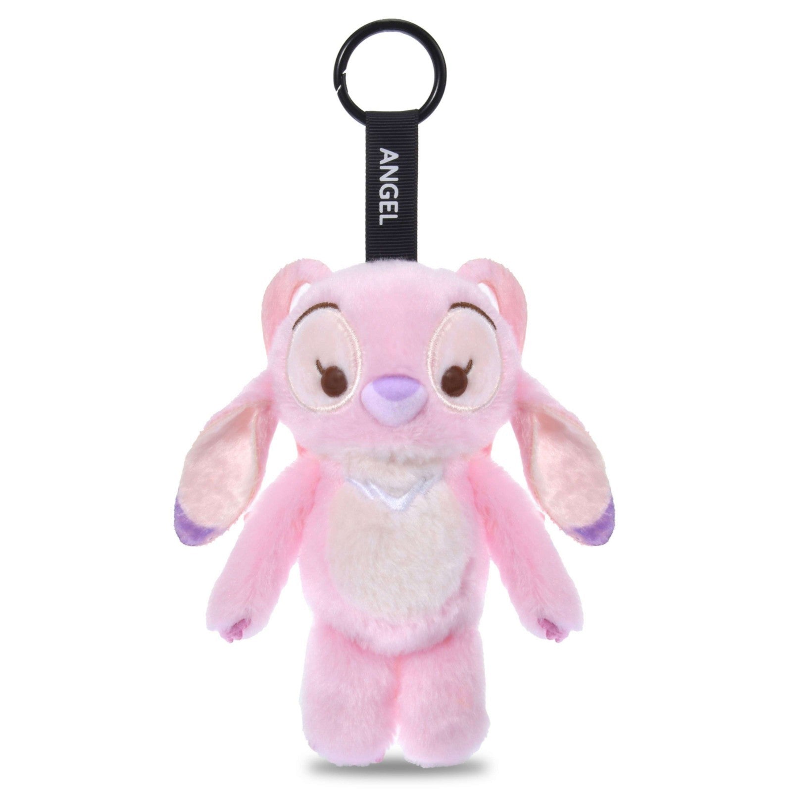 Japan Tokyo Disney Store Angel Plush Toy Keychain Keyring PALNUI Stitch