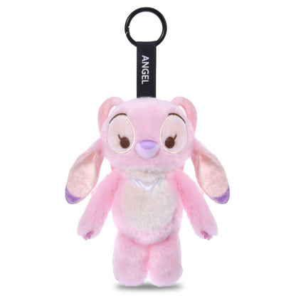 Japan Tokyo Disney Store Angel Plush Toy Keychain Keyring PALNUI Stitch