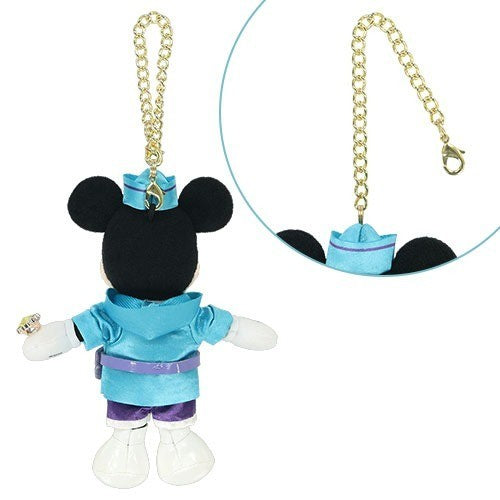 Japan Tokyo Disney Resort Mickey Mouse Plush Toy Charm Sea 25th Port Discovery