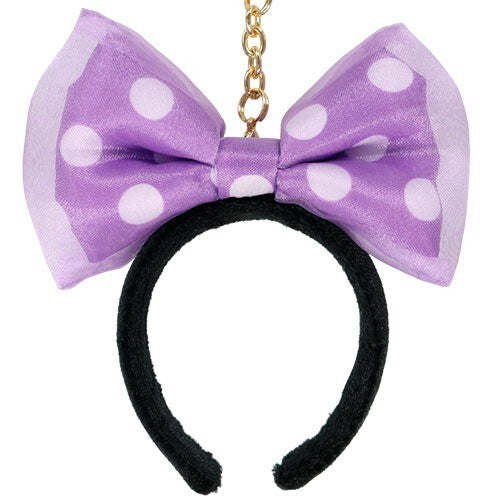 Japan Tokyo Disney Resort Ears Keychain Purple Ribbon Minnie Day 2025