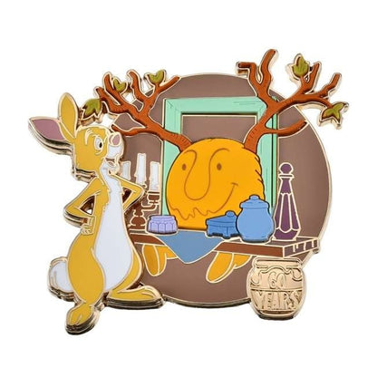 '+Japan Tokyo Disney Store Winnie the Pooh & Rabbit 60th Anniversary Pin Badge