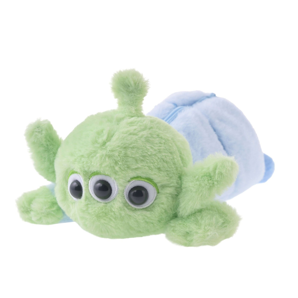 Japan Tokyo Disney Store Little Green Men Alien Plush Pen Case Pencase Toy Story