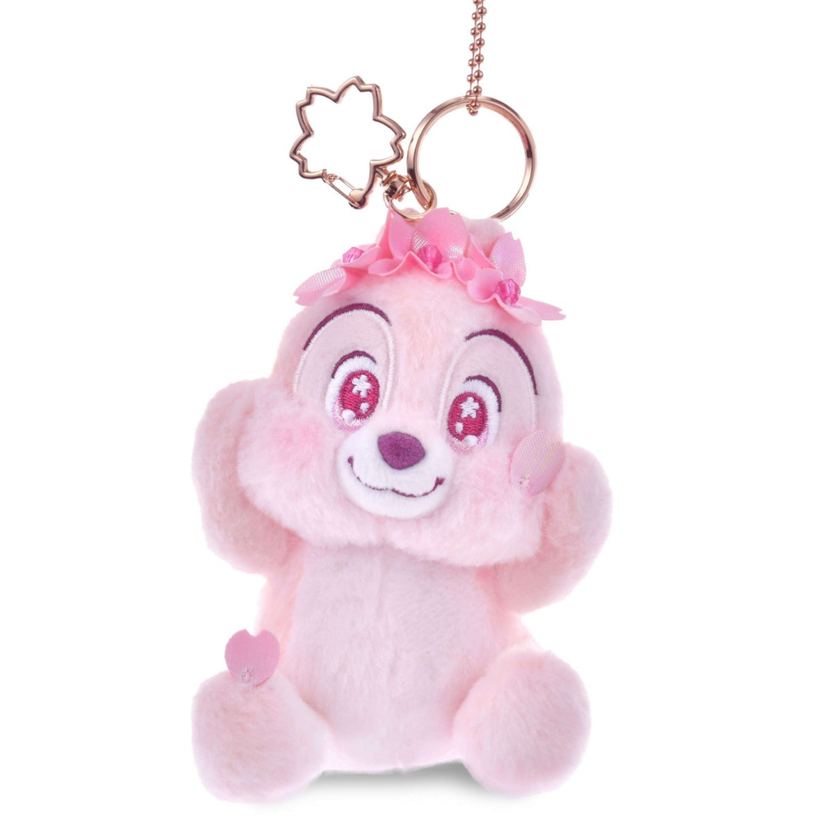 Japan Tokyo Disney Store Chip Plush Keychain Highlight Sakura Collection 2026