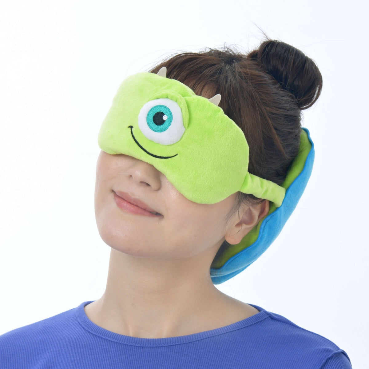 Japan Tokyo Disney Store Mike Monsters, Inc. Pillow Eye Mask