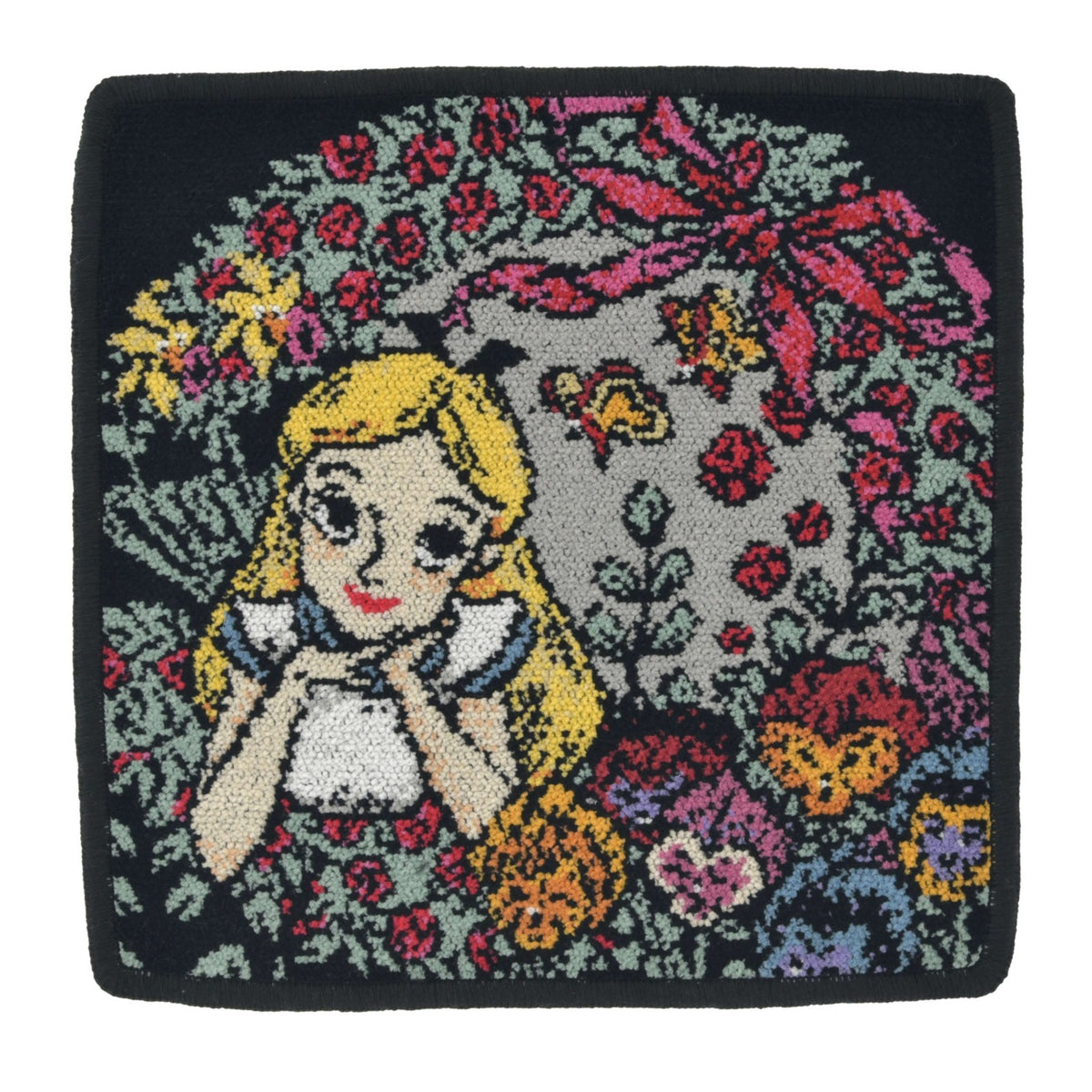Japan Tokyo Disney Store Alice Mini Towel ALICE IN WONDERLAND 75TH ANNIVERSARY