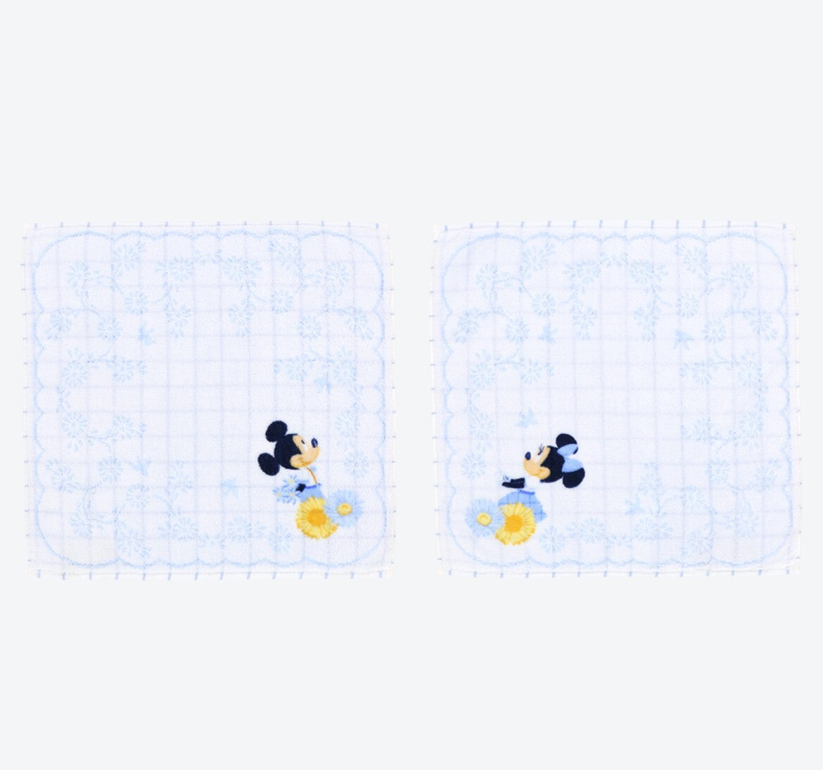Japan Tokyo Disney Resort Store Mickey Minnie Blue Ever After Mini Towel