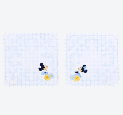 Japan Tokyo Disney Resort Store Mickey Minnie Blue Ever After Mini Towel