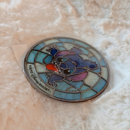 Japan Tokyo Disney Resort Stained Glass Coaster Glass Stitch