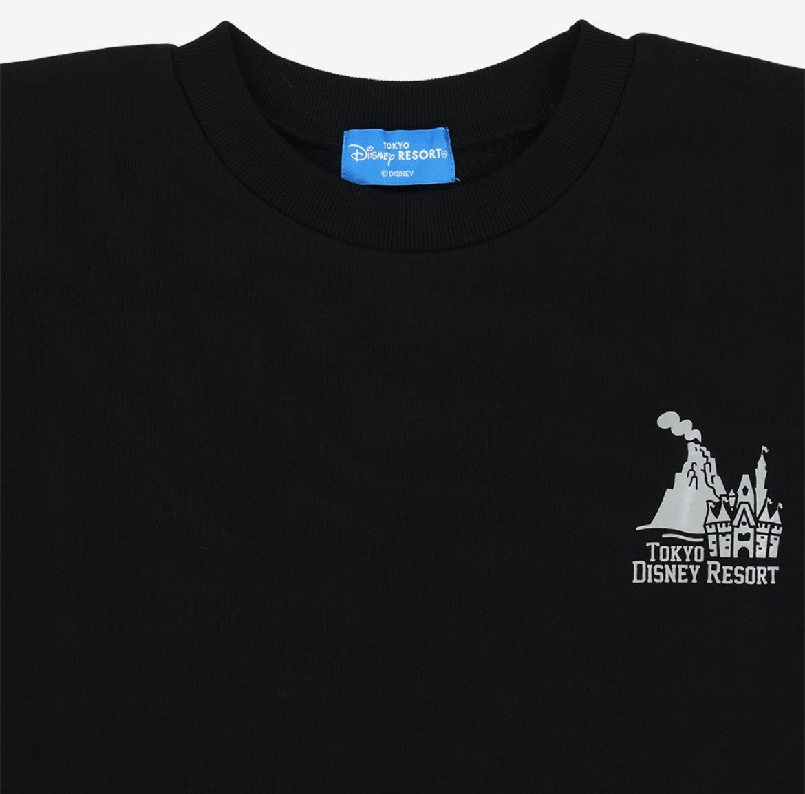 Japan Tokyo Disney Resort Mickey Mouse and Friends Sweatshirt Black Long sleeve