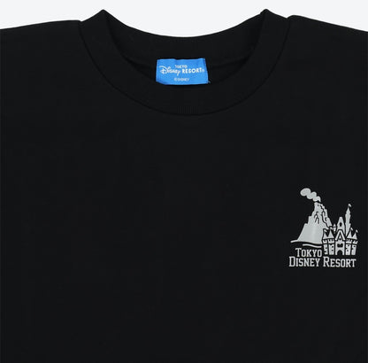 Japan Tokyo Disney Resort Mickey Mouse and Friends Sweatshirt Black Long sleeve