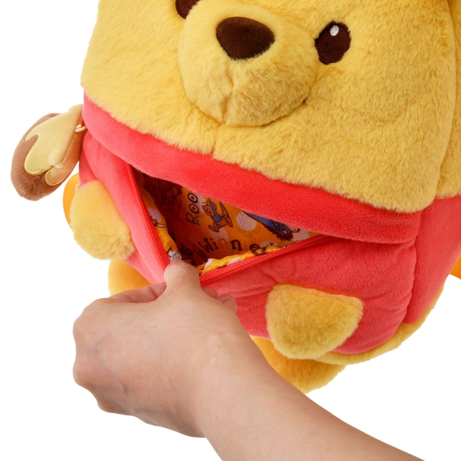 Japan Tokyo Disney Store Winnie the Pooh For Kids Backpack Plush Toy Style